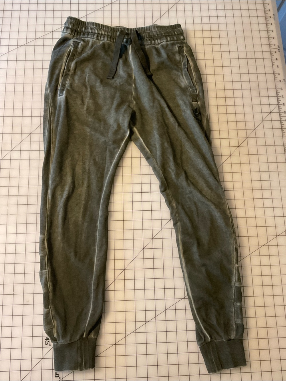 Adidas Olive Green Sweatpants Size S Velvety